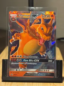 Pokemon Card TCG - Charizard GX SM211 Black Star Promo Sun & Moon NM - Image 1