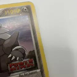 2007 Pokemon, EX Power Keepers Stamped Aggron, Reverse Holo #1/108, HP - Image 5