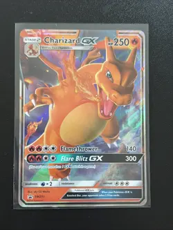 Pokemon TCG Charizard GX SM211 Black Star Promo - LP (See Description) - Image 1