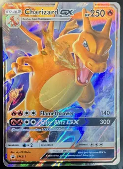 Charizard GX SM211 Hidden Fates - Black Star Promo Pokemon Sun & Moon NM-MINT - Image 1