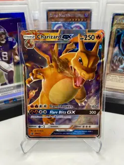 Pokemon Hidden Fates Charizard GX Black Star Promo SM211 - Image 1