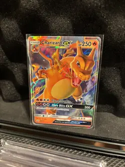 Pokemon Card TCG - Charizard GX SM211 Black Star Promo Sun & Moon LP - Image 1