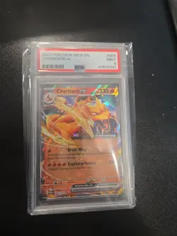Charizard ex (006/165) PSA 9 Mint Double Rare Pokemon S&V: 151 - Image 1