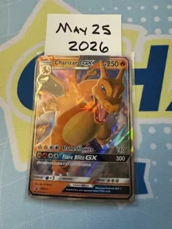 Pokemon TCG Charizard GX SM211 Black Star Promo - LP (See Description) - Image 1