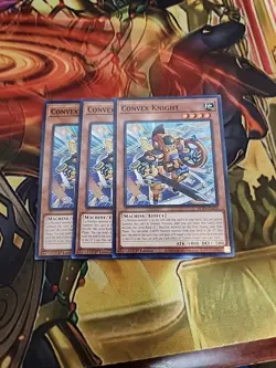 3x Convex Knight - BLZD-EN026 - Common 1ST ED NM Yugioh - Image 1