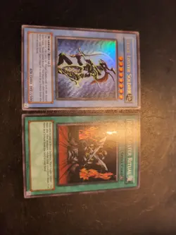 Yu-Gi-Oh! ULTRA RARE CARD BLACK LUSTER SOLDIER + RITUAL SYE-024 NM/VLP - Image 1