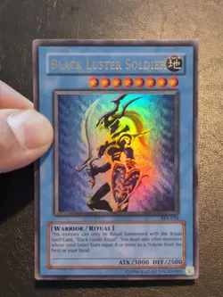 Yu-Gi-Oh! ULTRA RARE CARD BLACK LUSTER SOLDIER + RITUAL SYE-024 NM/VLP - Image 4
