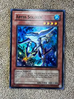 YuGiOh Abyss Soldier CMC-EN001 - Capsule Monster Coliseum Promo NM - Image 1