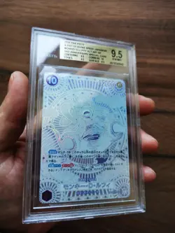 One Piece Ruffy Manga Alt Art. BECKETT Gem Mint 9,5 - Image 1