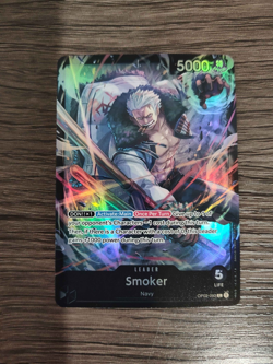 Smoker Op02-093 Alt Art Leader - One Piece TCG English Card Near Mint Foil - Image 1