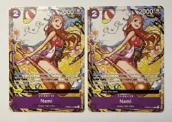Nami PRB02-012 Welcome Pack 2026 Volume 1 One Piece Promo (X2) - Image 1