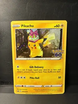 Pokemon TCG Pikachu Promo 234 Pokemon Go Near Mint Holo Card - Image 1