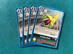 Cooties Kick BT11-106 Playset Dimensional Phase Digimon Card Game x4 - Image 1