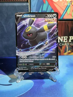 NM SWSH: Sword & Shield Promo Cards Holo Edgey Umbreon V - SWSH203 NM - Image 1