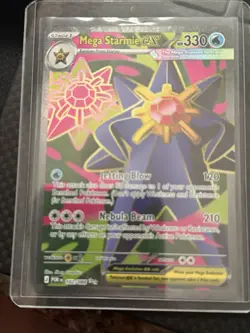 MEGA STARMIE EX 102/088 - ULTRA RARE - PERFECT ORDER - POKEMON - - NM - Image 1
