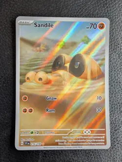 Sandile - 216/198 Scarlet & Violet (Pokemon) Illustration Rare - Image 1