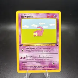 Slowpoke 55/62 (1st Edition) - Vintage 1999 Wotc Fossil Set - Pokemon Card NM -j - Image 1