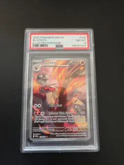 Pokemon 2025 Destined Rivals Blaziken IR PSA 8 NM-MT - Image 1
