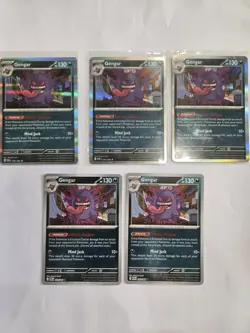 Pokemon TCG Perfect Order Gengar 050/088 Lot - 3 Holo - 2 Reverse NM - Image 1