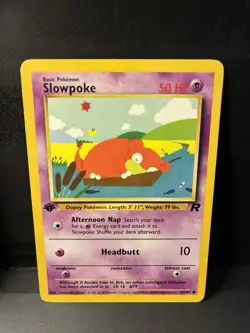 Pokemon TCG Slowpoke 1st Edition Team Rocket 67/82 Near Mint - Image 1
