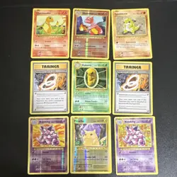 Pokemon TCG XY Evolutions 9-Card Lot Holo Nidoking Pikachu Charmander +Trainer - Image 1