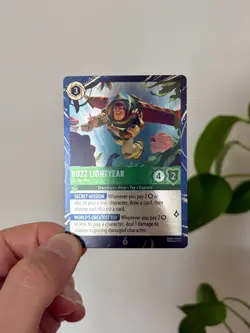 Disney Lorcana Buzz Lightyear Promo Card – On the Way – Rare/Event Promo - Image 1