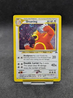 Pokemon Ursaring Neo Discovery Holo Card 15/75 WOTC Played - Image 1