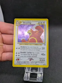 Pokemon Ursaring Neo Discovery Holo Card 15/75 WOTC Played - Image 3