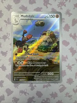 Mudsdale 175/162 Pokemon Temporal Forces Illustration Rare NM - Image 1
