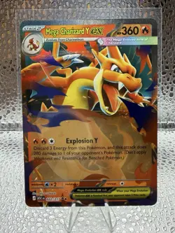 Pokemon Mega Evolutions Ascended Heroes Mega Charizard Y EX 022/217 - Image 1