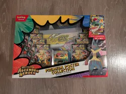 Pokemon Mega Evolution Ascended Heroes Premium Poster Collection Mega Lucario EX - Image 1