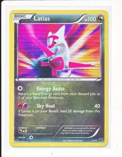 Pokemon Black And White Dragon Vault - Latias 9/20 Holo LP - Image 1