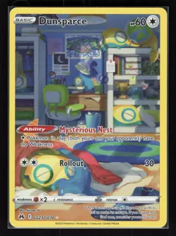 Dunsparce Holo Rare Pokemon SWSH: Crown Zenith: Galarian Gallery GG23/GG70 LP - Image 1
