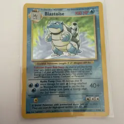 Pokemon Blastoise Base Set 2/102 Holo Rare 100HP 1999 - Image 1