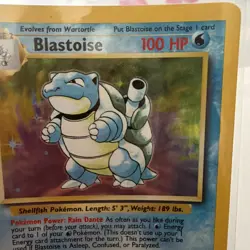 Pokemon Blastoise Base Set 2/102 Holo Rare 100HP 1999 - Image 3