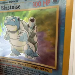 Pokemon Blastoise Base Set 2/102 Holo Rare 100HP 1999 - Image 4