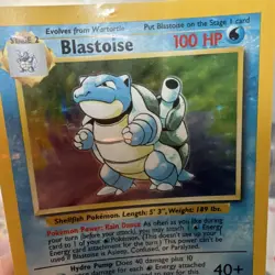 Pokemon Blastoise Base Set 2/102 Holo Rare 100HP 1999 - Image 5
