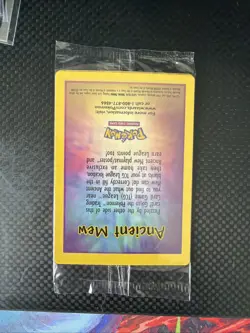 2000 Pokemon Game Movie Promo Ancient Mew Holo (Sealed) - Image 2