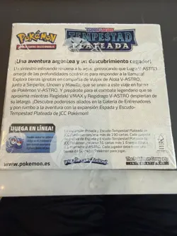 SPANISH ~ Pokemon TCG Sword & Shield Silver Tempest Booster Box 36 Packs SEALED - Image 3