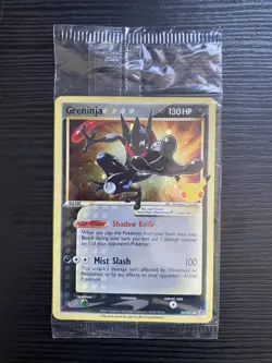Pokemon TCG - Greninja - Gold Star - SWSH144 - Celebrations - Sealed - Holo - Image 1