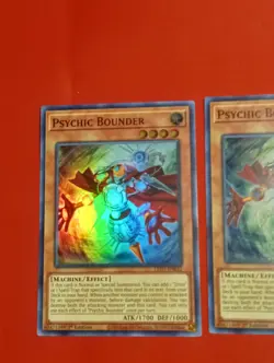 VLP/NM Psychic Bounder 1st Ed Super Rare LED7-EN032 Yu-Gi-Oh! Two Available - Image 3