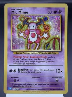 Mr. Mime 013/043 - Holo Rare - CLB Classic Collection Pokemon Card MINT - Image 1