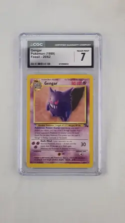 Pokemon TCG Gengar Fossil Card #20/62 1999 stage 2 Card. Non Holo. - Image 1