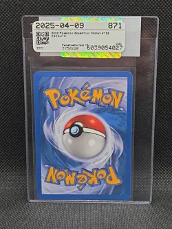 CGC Authentic Oddish 122/165 Expedition 2002 Pokemon Card - Image 2