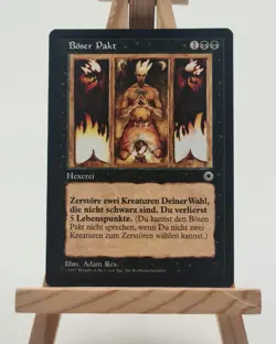 Boser Pakt Portal Magic Karte MTG deutsch (Wicked Pact) - Image 1
