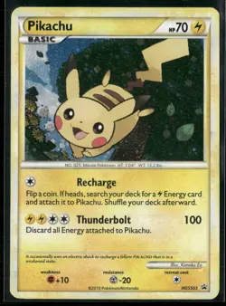 Pokemon - Pikachu HGSS03 Black Star Promo HP - Image 1