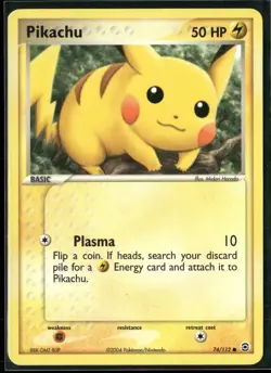 Pokemon - Pikachu 74/112 Regular FireRed & LeafGreen LP - Image 1