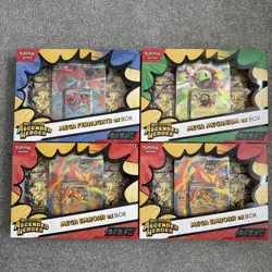 Pokemon Mega Evolution Ascended Heroes EX Box Bundle x4 pack As on Photo - Image 1