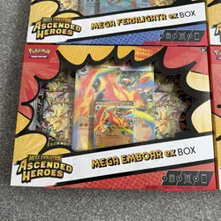 Pokemon Mega Evolution Ascended Heroes EX Box Bundle x4 pack As on Photo - Image 3