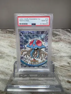 1999 TOPPS POKEMON TV #73 TENTACRUEL PSA 10 - Image 1